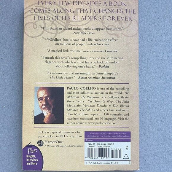 The Alchemist by Paulo Coelho, International Bestselling Phenomenon Book - Picture 2 of 2